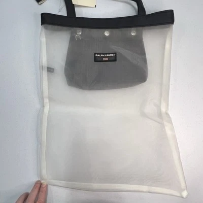 Ralph Lauren Polo Sport Vintage Mesh Tote Bag Travel Beach NWT - Image 1 of 4