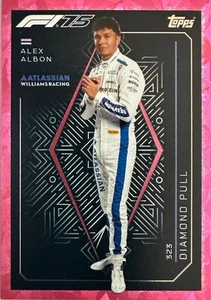 Turbo Attax 2025 Topps Formula 1 - N.323 Alex Albon Diamond Pull Pink Parallel - Picture 1 of 1
