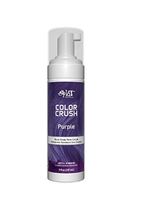 Color de cabello Splat Color Crush Bold Foam PÚRPURA 5 OZ color refrescante en minutos Foto 1 de 1