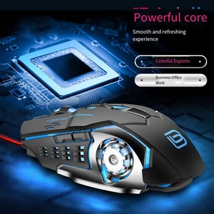 For G8 Wired Mouse USB Game 6D Luminous E-sports Mechanical Mouse - Picture 1 of 11