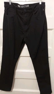 Nwots Vintage Genes Black Mens Slim Fit Black Jeans 34x30 (Actual 36x29) - Picture 1 of 8