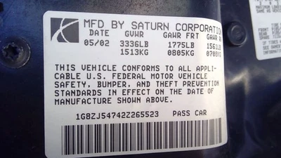 Conjunto de válvula de aceleração corpo do acelerador DOHC compatível com 00-02 SATURN S SERIES 3418828 - Imagem 1 de 4