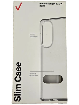 OEM Verizon Slim Case for Motorola Edge+  5G UW 2022  Clear - Image 1 of 2