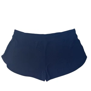 ATHLETA MUJER NEGRO CINTURA ELÁSTICA SUAVE BIEN DESCANSADO ACANALADO PIJAMA CORTO TALLA XL - Imagen 1 de 3