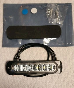 6 LED Blue/WhiteStrobe Light for Trucks Trailers Side Marker Clearance Light - Picture 1 of 5