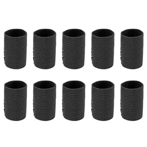 Pack of 10 Finger Sleeves Guards for Sports Joint Protections Breathable Design - Picture 1 of 8