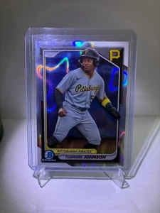 2024 Bowman - Chrome Prospects Termarr Johnson #BCP-24 rifrattore lava /399 (RC) - Foto 1 di 2