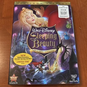 Sleeping Beauty DVD Platinum Edition 50th Anniversary W/ Slipcover (New) - Picture 1 of 3