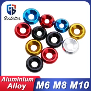 Arandelas avellanadoras M6 M8 M10 aleación de aluminio anodizado junta carenado guardabarros - Imagen 1 de 39