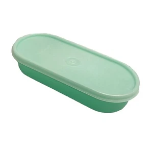 Contenedor de queso verde vintage Tupperware #1375 con tapa #1376 (sin rallador) - Imagen 1 de 13