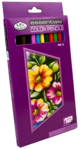 Royal & Langnickel Essentials 12 Colour Pencils - Picture 1 of 2
