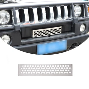 Frontgrill Lüftungsblende Rahmen für Hummer H2 2003-2009 Edelstahl Silber - Bild 1 von 10