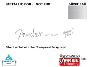 Fender Jazz Bass guitar decal headstock Restoration decal waterslide 156s - Picture 1 of 1