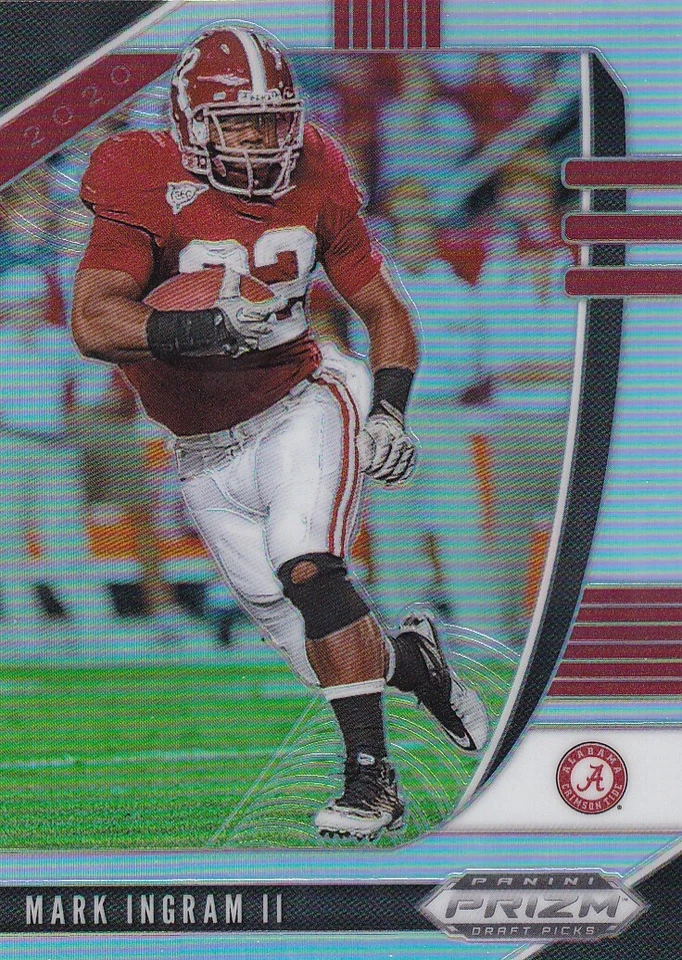 2020 PRIZMS SILVER MARK INGRAM II BALTIMORE RAVENS DRAFT PARALLELS - H1520 - Image 1 of 2