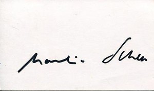 MAXIMILIAN SCHELL ACTOR IN THE YOUNG LIONS & WISEGUY SIGNED CARD AUTOGRAPH