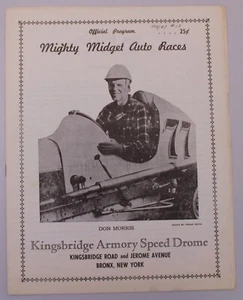 1947 Kingsbridge Armory Speed Drome Bronx, New York Racing Program - Picture 1 of 4