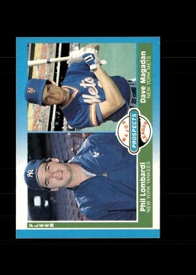 1987 Fleer - Dave Magadan, Phil Lombardi #648 (RC) - Image 1 of 2