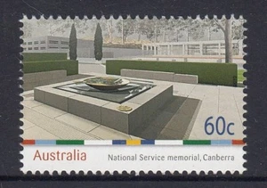   AUSTRALIA 2010 - NATIONAL SERVICE Military Memorial 60c gummed  MNH.  - Picture 1 of 1
