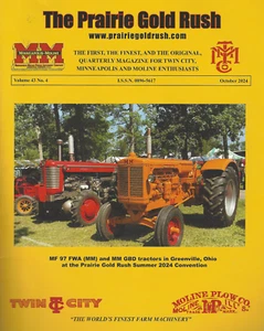 The Prairie Gold Rush Magazine Antique Twin City Minneapolis Moline October 2024 - Imagen 1 de 2