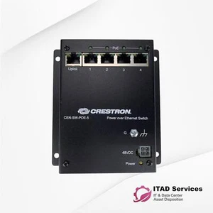 Crestron CEN-SW-POE-5 Power Over Ethernet Switch - TESTED - Picture 1 of 2