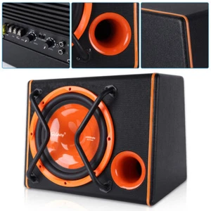 12 ZOLL Aktiv Subwoofer 4200 Watt Bass +Verstärker+Kabelset Auto Aktivsub DHL - Bild 1 von 20