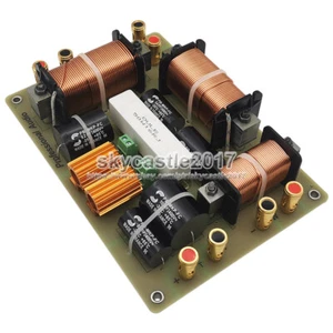 1pcs 1500W Dual Bass High-Low 2 Way Speaker Frequency Divider Crossover Filter - Picture 1 of 6