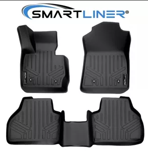 SMARTLINER Custom Floor Mats Liner Set Black for 2011-2017 BMW X3 / 2015-2018 X4 - Picture 1 of 4