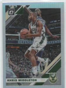 2019-20 Donruss Optic SILVER HOLO #71 Khris Middleton MILWAUKEE BUCKS parallel 1