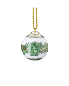 Versace - Medusa Garland Green Versace Porcelain Ball - Christmas Edition 2023 - Picture 1 of 2