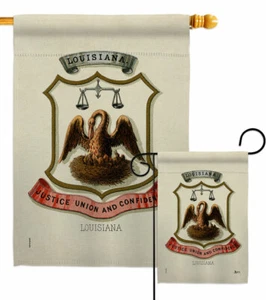 Wappen Louisiana Garten Flagge Americana Staaten Deko Geschenk Hof Banner - Bild 1 von 19