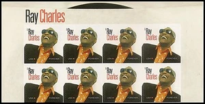 US 4807 Music Icons Ray Charles F header block 8 MNH 2013 - Picture 1 of 1