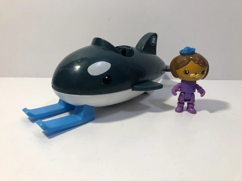 Octonauts Gup-O Gup O and Dashi Figure Orca Whale Vehicle Mattel 2013 Cover