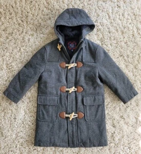 Brooks Brothers Duffle Coat Gray Size XS Zip & Wooden Toggle Button - Picture 1 of 7