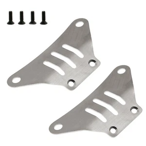 1/10 RC Car Stainless Steel Front Rear Chassis Armor Protector For Tamiya TT-02 - Picture 1 of 6