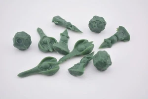 Galactic Destiny board game part pieces - qty 10 ships green spiral party - Picture 1 of 1