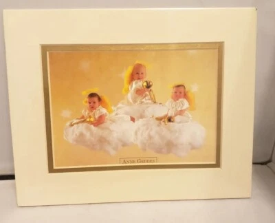 Impresión artística litográfica de Anne Geddes Ángeles en una nube (1996) nueva sellada de fábrica Foto 1 de 4