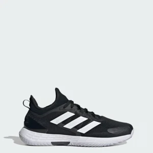 Men's adidas adizero Ubersonic 4.1 M Black/White ID1564B Trainers RRP £129.99 - Picture 1 of 5