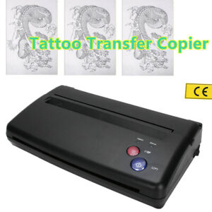 Tattoo Transfer Stencil Machine Mini Thermal Copier Printer Paper Maker A5-A4