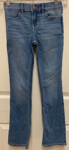 ABERCROMBIE Girls Stretch Blue Denim Bootcut Jeans (Size 9/10) - Picture 1 of 5