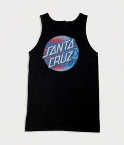 MEN BLACK SANTA CRUZ GRAPHIC MUSCLE TANK TOP - SIZE S - Picture 1 of 8