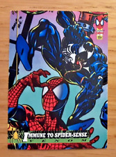 1994 Marvel -The Amazing Spider-Man Card 17 VENOM IMMUNE TO SPIDER SENSE