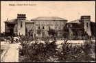 RIMINI GRAND HOTEL HUNGARIA carrozza cartolina fp viaggiata romagna forlì 1910