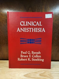 Clinical Anesthesia by Barash, Cullen, Stoelting (1988, Hardcover) Lippincott - Picture 1 of 11