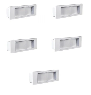 5x Lampada Emergenza 1499 11W Beghelli Stile In 8h 8106/11 Completa Di Incasso - Immagine 1 di 4