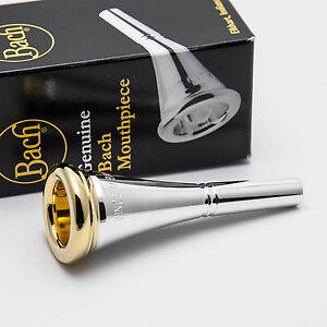 Genuine Bach 7S 24K Gold Rim & Cup French Horn Mouthpiece NEW