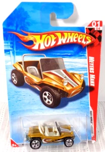 Hot Wheels Meyers Manx #177 HW ‘10 Race World Beach 01/04 Gold BRAND NEW! - Picture 1 of 3