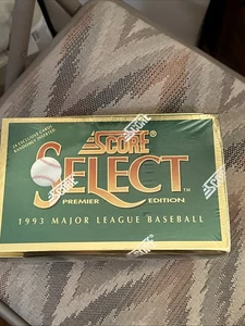 1993 Score Select Baseball Factory Sealed Wax Box 36 Packs Derek Jeter Rookie RC - Picture 1 of 5