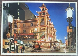 Postcard San Francisco's Chinatown at Night San Francisco, CA California USA - Picture 1 of 2