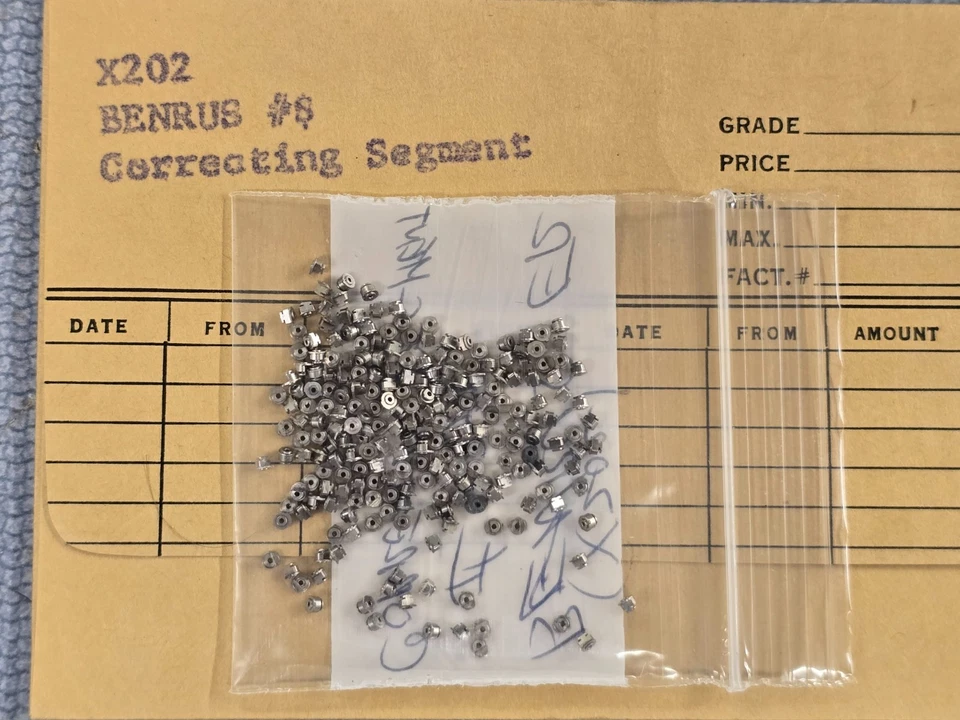 LARGE New Benrus ER Wristwatch Correcting Segment Lot X/202 - Image 1 of 1