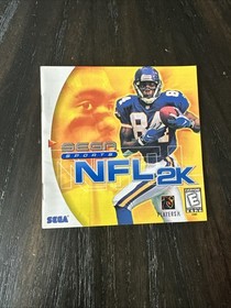 Sega Dreamcast Manual Only NFL 2K